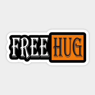 Free Hug Sticker